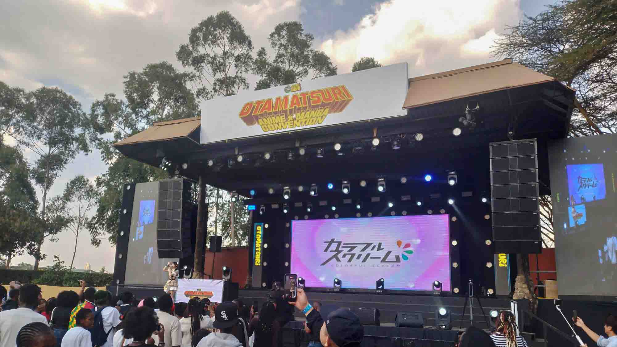 Live performance at the Otamatsuri Anime & Manga Convention in Kenya